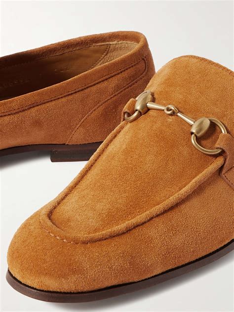 gucci loafers suede